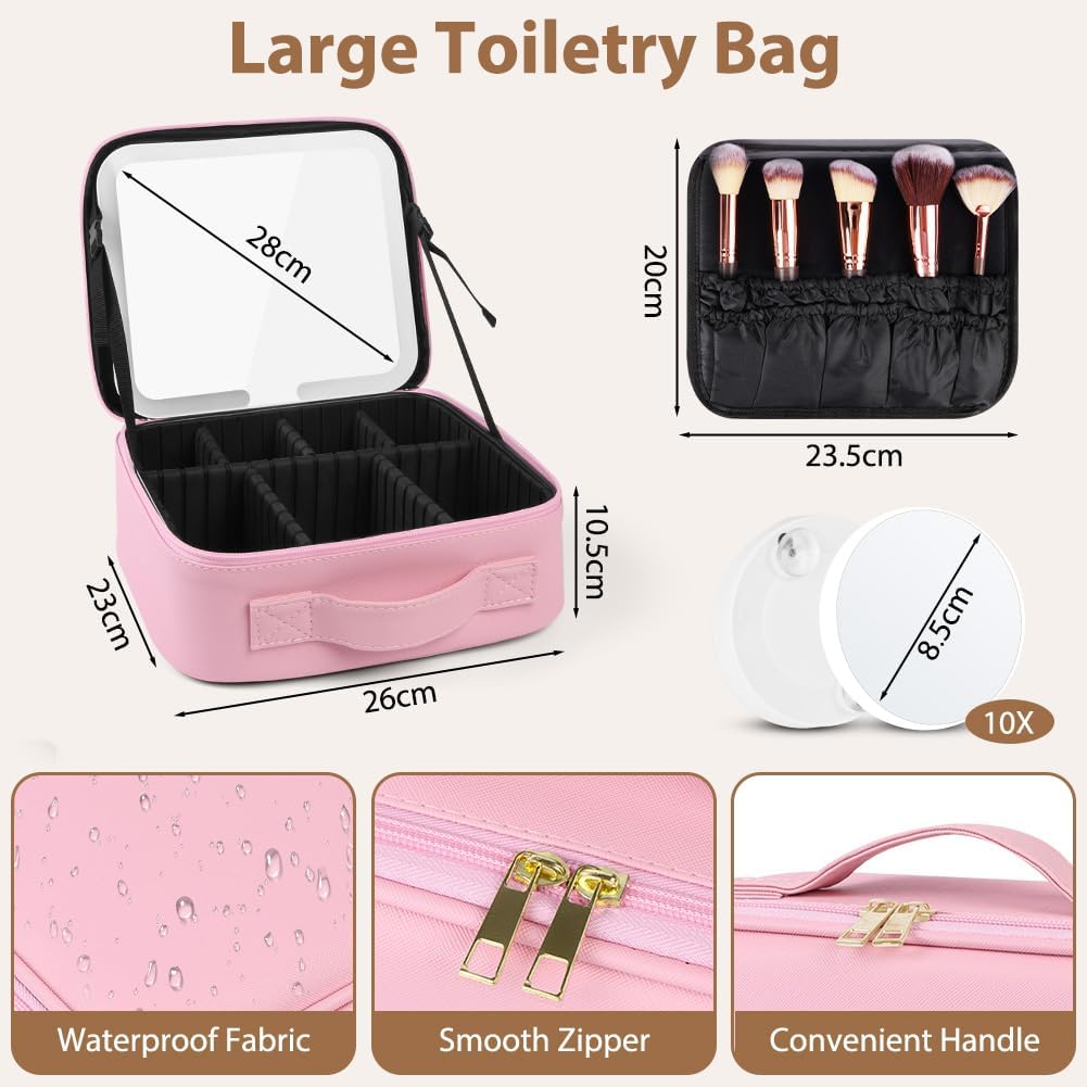 Luxury Women Beauty Box  | Travel Cosmetic Storage Bag