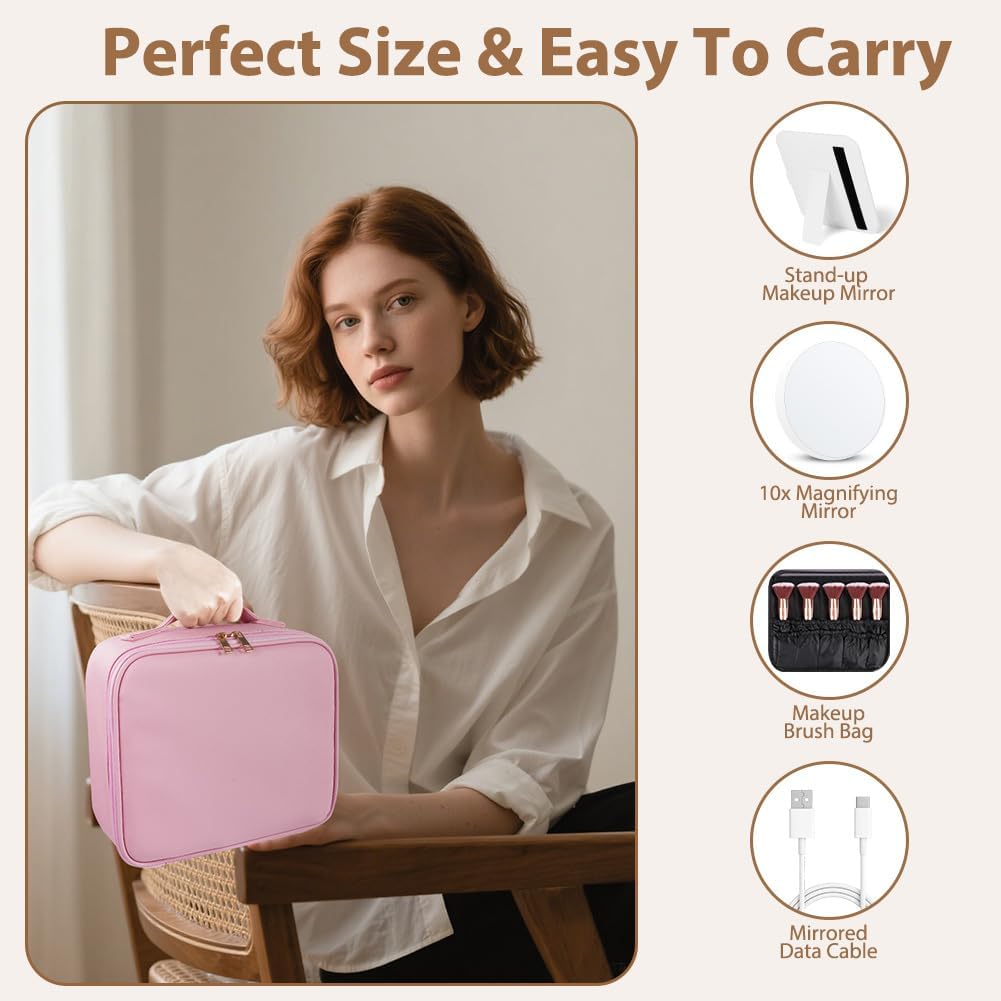 Luxury Women Beauty Box  | Travel Cosmetic Storage Bag