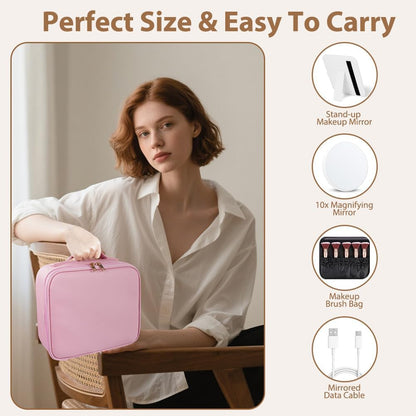 Luxury Women Beauty Box  | Travel Cosmetic Storage Bag
