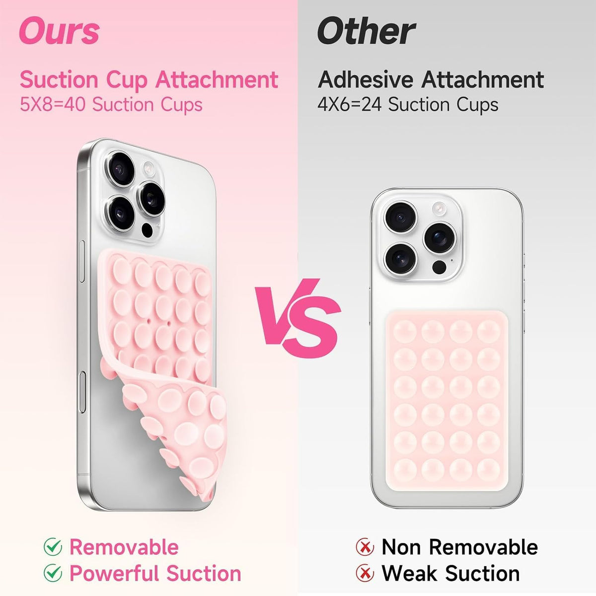 Yojaro Silicone Suction Cup Phone Case