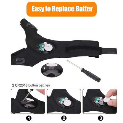 Fingerless Glove LED