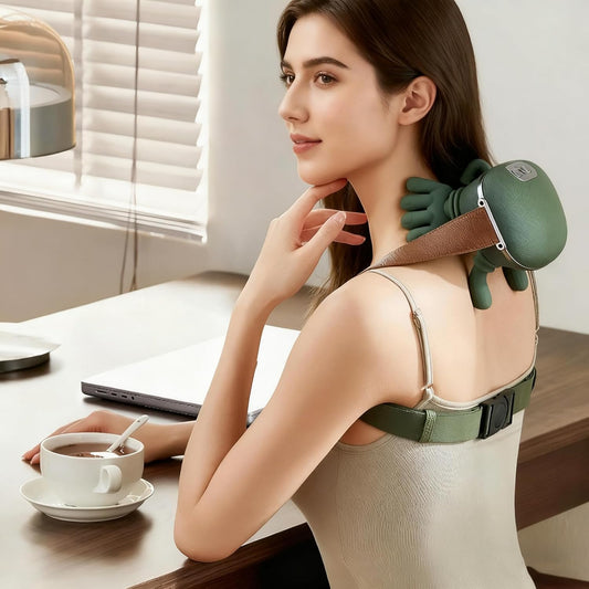 "Bionic Heated Neck & Back Massager for Pain Relief"