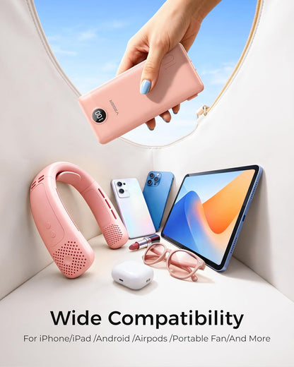 Power Bank Built in Cables and Wall Plug