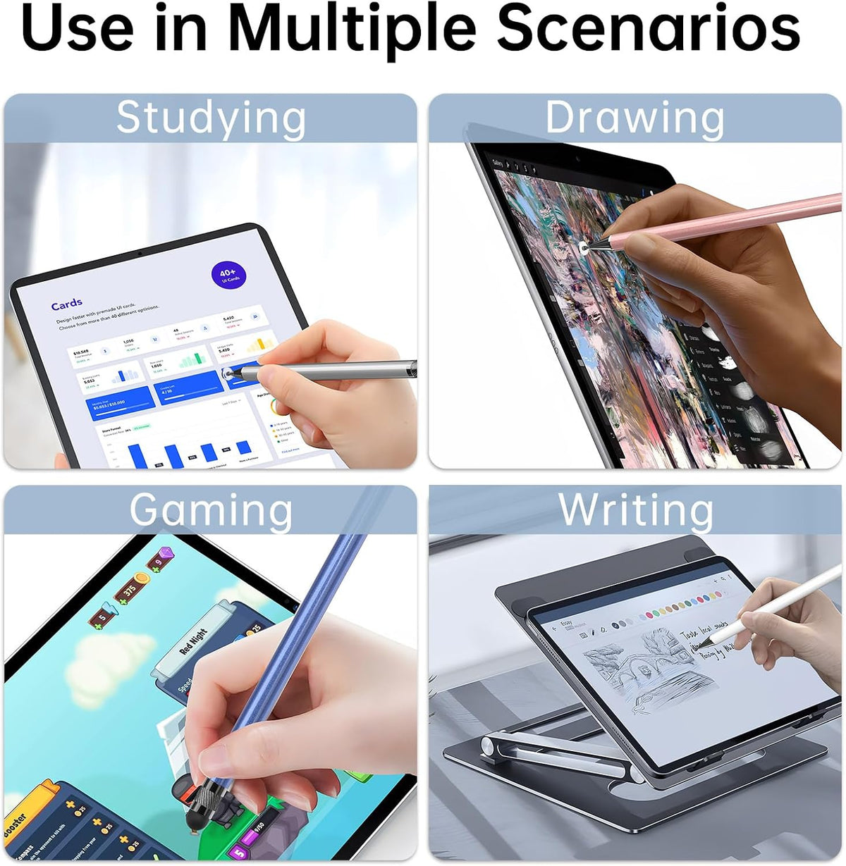 2-in-1 Stylus Pen for Touchscreen