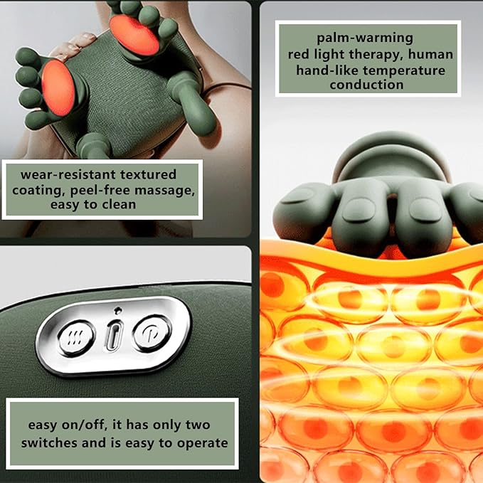 "Bionic Heated Neck & Back Massager for Pain Relief"