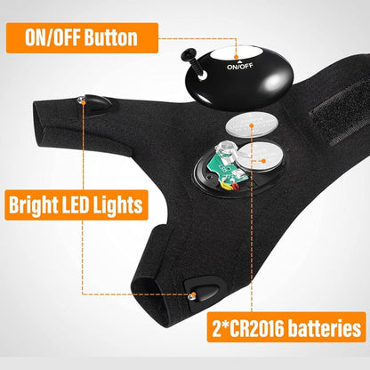 Fingerless Glove LED