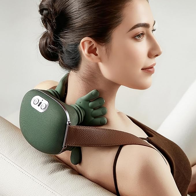 "Bionic Heated Neck & Back Massager for Pain Relief"