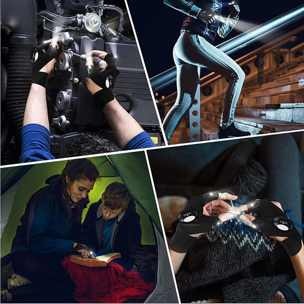 Fingerless Glove LED