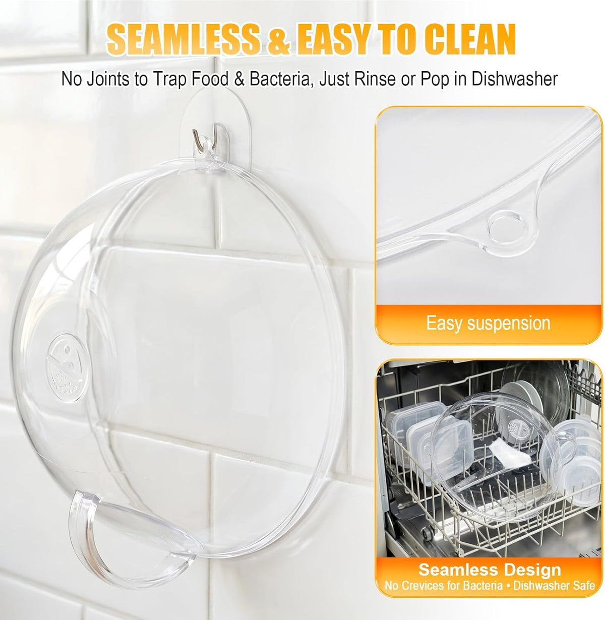 ClearGuard™ Microwave Splatter Cover