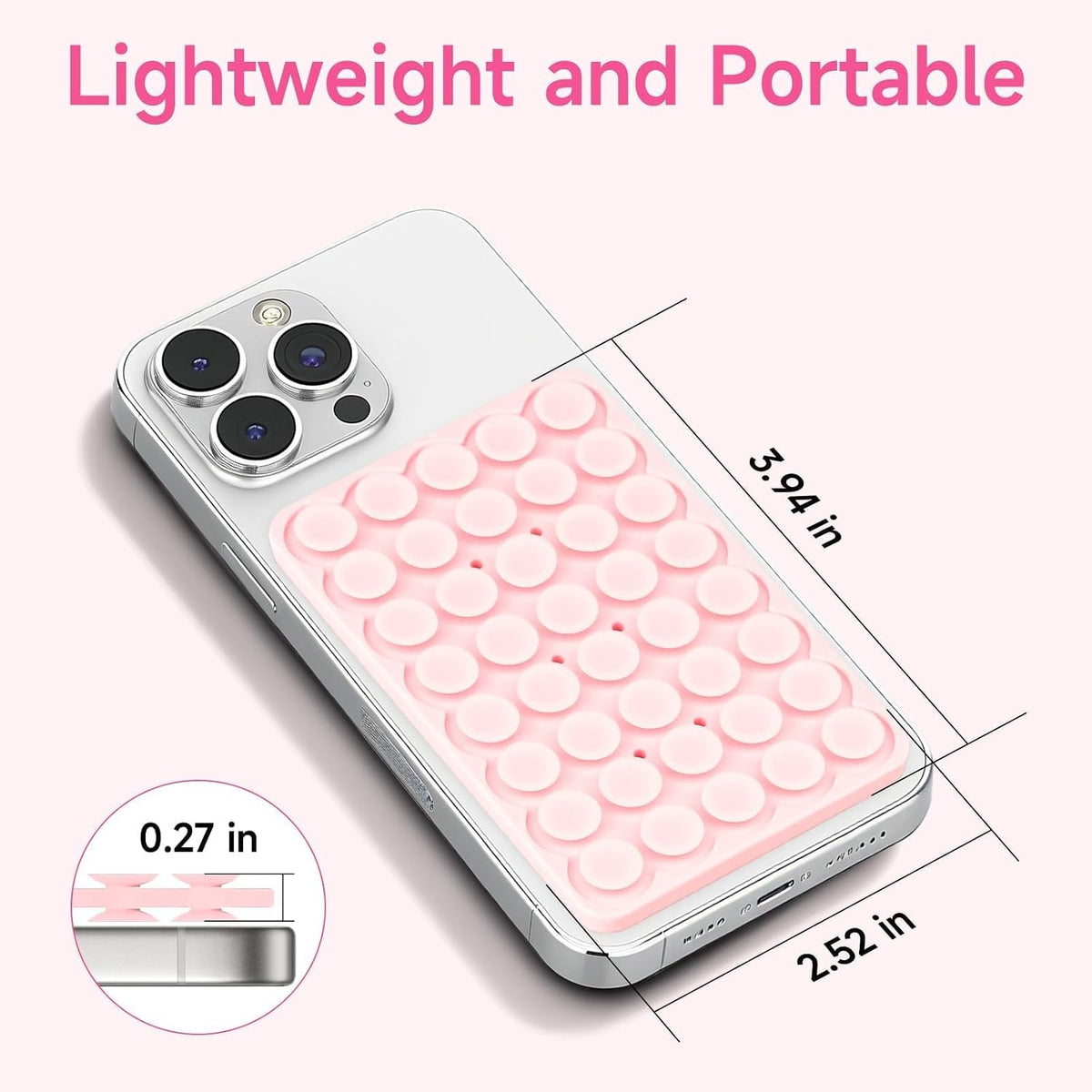 Yojaro Silicone Suction Cup Phone Case