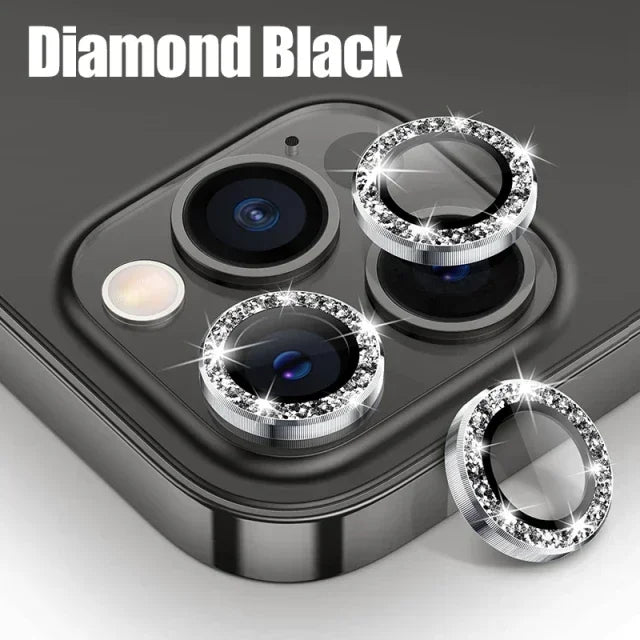 Metal Camera Lens Protector Glass for iPhone