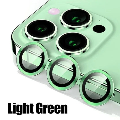 Metal Camera Lens Protector Glass for iPhone