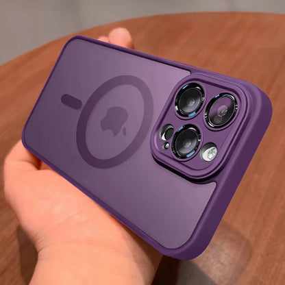 Magnetic Matte Armor Case for iPhone Series