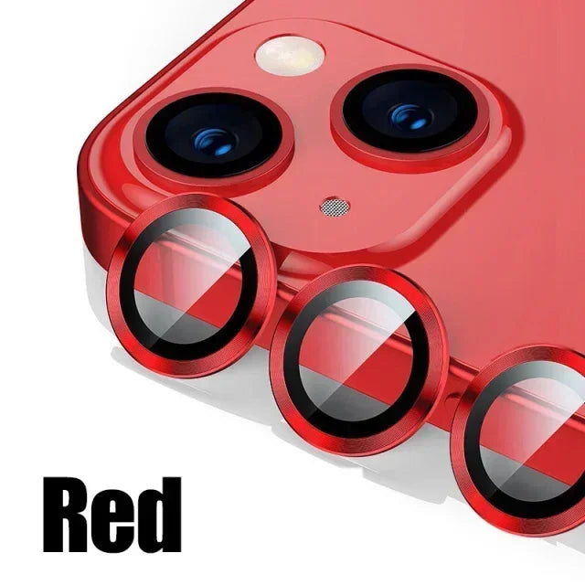 Metal Camera Lens Protector Glass for iPhone