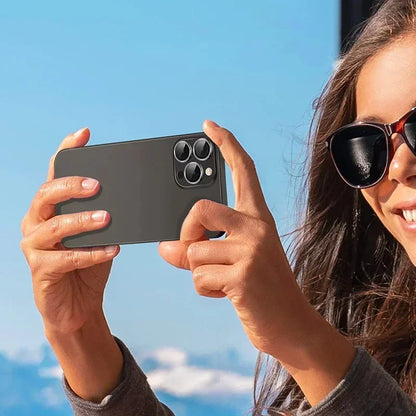 Metal Camera Lens Protector Glass for iPhone