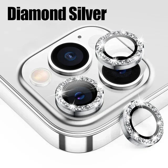 Metal Camera Lens Protector Glass for iPhone
