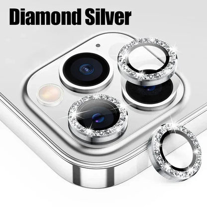 Metal Camera Lens Protector Glass for iPhone