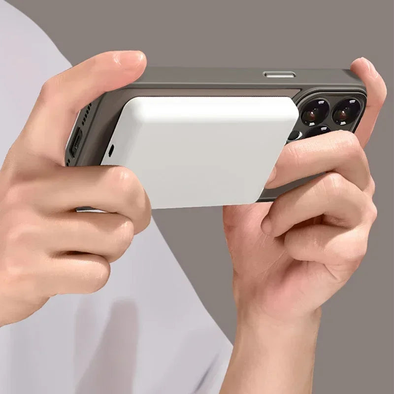Magnetic Matte Translucent Phone Case with Lens Protector for iPhone