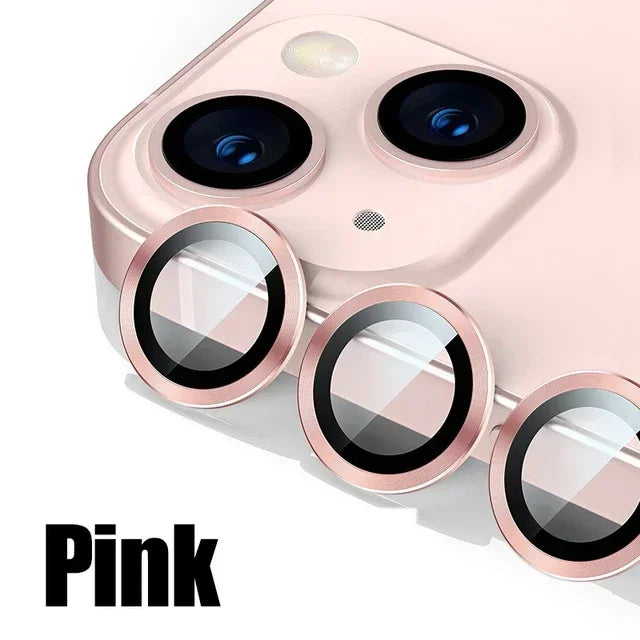 Metal Camera Lens Protector Glass for iPhone