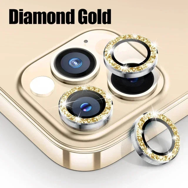 Metal Camera Lens Protector Glass for iPhone