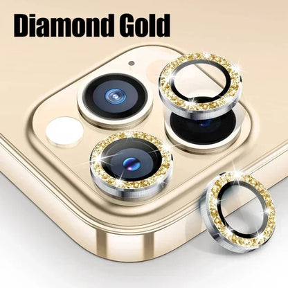 Metal Camera Lens Protector Glass for iPhone