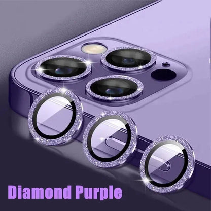 Metal Camera Lens Protector Glass for iPhone