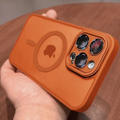 Magnetic Matte Armor Case for iPhone Series